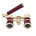 Produktbild OPO Opera Theater Horse Racing Glasses Binocular Telescope With Handle (Red with Gold Trim) 3X25 by OPO