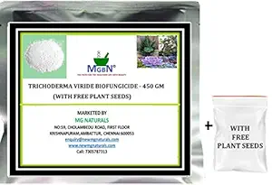 TRICHODERMA VIRIDE BIOFUNGICIDE - 450 GM (WITH FREE PLANT SEEDS)