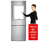 Material: Vinilos adhesivos especiales removibles concebidos especialmente para aplicaciones sobre frigoríficos 0.2 mm, material resistente y económico