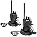 Price comparison product image Walkie Talkies, YKS 2 PCS Baofeng BF-888s Two Way Radio 16 Channels with Voice Prompt Rechargeable Walky Talky UHF 400-470MHz Handheld Transceiver USB Charger with Original Earpieces, CTCSS/DCS functi