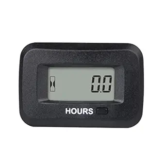 Runleader Digital LCD Hour Meter Kit,AC/DC 5V to 277V,Initial hours Settable,Use For ZTR Lawn Mower Tractor Generator Golf cart Club car Scrubber Marine ATV Motor Compressor and Gas Powered Equipment