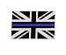 Produktbild 75mm x 50mm Thin Blue Line Police Union Jack Bumper Sticker / Vehicle Decal by CL Print Solutions
