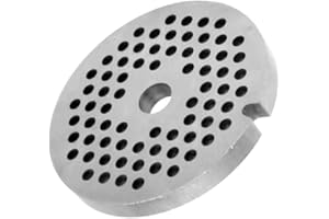 PUREPOWER Fleischwolfscheiben Lochscheiben für Bosch, Zelmer, Größen Fleischwolf, Durchmesser des Siebs, Küchenmaschine | für Gekochtes oder Rohes Fleisch, Gemüse, Fisch, 4 mm Bohrungen – 69,5 mm