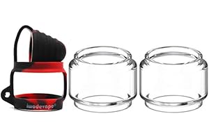 WratryParts, tappo antipolvere di ricambio 3 in 1 per serbatoio a bolle d'aria diritto, adatto per serbatoio Voopoo Maat, kit Argus MT XT GT 2 (con tappo nero rosso)