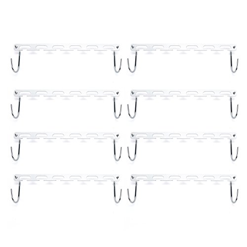 Tosnail 8 Stück Magic platzsparende Raumsparbügel Kleiderbügelhalter Mehrfachkleiderbügel