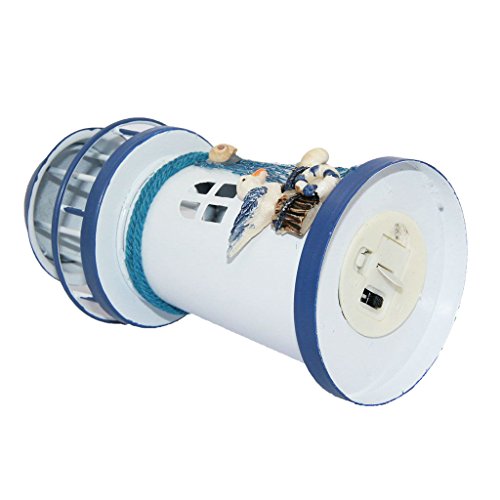 Gazechimp Deko Martime Leuchtturm LED Licht Dekoration – Möwe , 14.5cm - 7