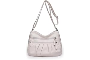 ModaZeal Soft PU Leather Handbags for Women Multi Pockets Crossbody Bag Ladies Shoulder Bags Lightweight Travel Bags Waterproof Messenger Bag