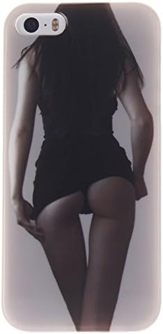iPhone 5S Case,Hamyi iPhone SE Cover,Sexy Girl Pattern Slim Soft TPU Silicone Case for Apple iPhone 5/5S/SE