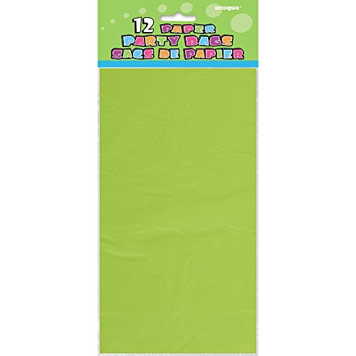 Limone Papier Partytüten (Packung mit 12) - 2