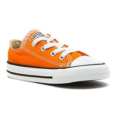 boys orange converse