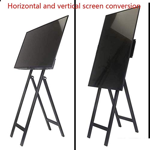 Preisvergleich Produktbild KBKG821 Rollender Fernsehstandplatz, preiswerter Innen-Digital Signage Fernsehboden-Standplatz-Faltbarer Flachbildschirmstand für Fernsehapparate bis 19-55 Zoll