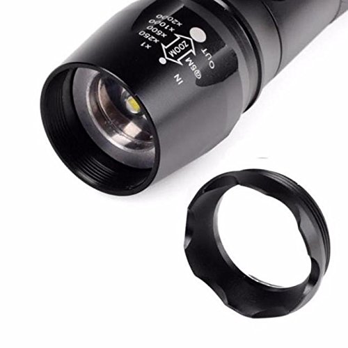 Tonsee G700 X800 8000 Lumen Zoomable XML T6 LED Tactical Flashlight 18650 Battery - 3