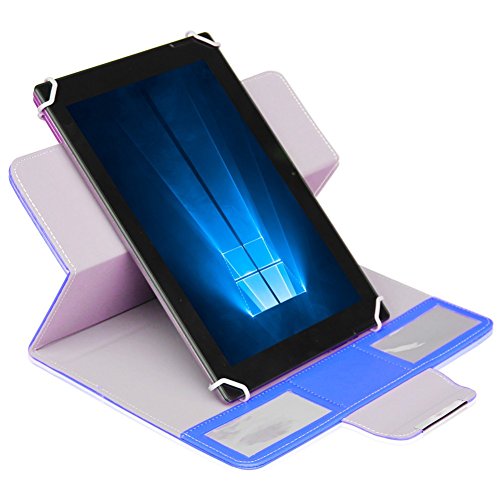 Tablet Tasche mit Ständerfunktion Hülle für Medion Lifetab P9702 X10302 P10400 P10506 P10505 S10366 S10352 Tablet von Schutztasche in Blau Schutzhülle Universal Stand Tasche Etui Cover Case hochwertige Verarbeitung von UC-Express - 3