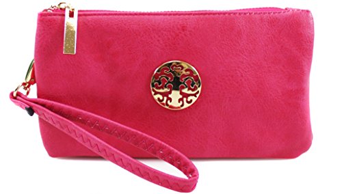 YDezire® Small Clutch Bags with Wristlet and Long Adjustable Strap Ladies Wrist Purse Bag