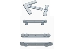 Cyclaire Centre Finder Multi-Pack, A) Centre Finder to find and Mark The Centre of a Circle, Dowel, doorknob and B) Centre Finder to find and Mark The Centre of an Edge Such as a Door