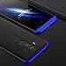 Produktbild Huawei Mate 10 Pro Hülle,Huawei Mate 10 Pro Handyhülle,Panzerglas Displayschutzfolie für Huawei Mate 10 Pro,JMGoodstore 3 in 1 Ultra Dünn 360 Full Body Schutz Schutzhülle Anti-Kratzer Elegant Stoßfest Hart PC Skin Rückdeckel Glatte Rückseite Bumper tasche Blau+Schwarz