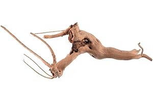 TOSSPER Acuario del Tronco De Árbol Driftwood Fish Tank Reptil Naturales De La Planta De Decoración De Madera Adornos 18 * 11 * 11cm