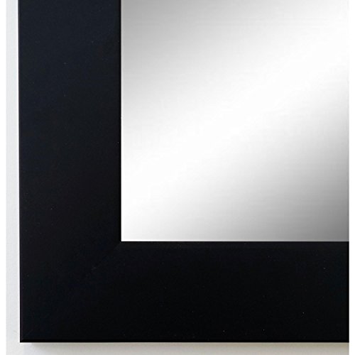 Spiegel Wandspiegel Badspiegel - Florenz Schwarz 4,0 - handgefertigt - 200 Größen zur Auswahl - Modern - 60 x 90 cm AM