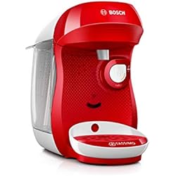 Bosch Electroménager TAS1006 Bosch Tassimo Happy machine café multi-boissons blanc et rouge, 1400 W, 0.7 litre
