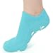 Pinkiou Softening Spa Gel Socks for Cracked Skin Moisturising Foot Care Exfoliating Dry Heel Booties Pedicure (Blue)