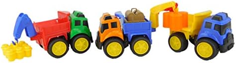 Pack Of 3 - 12cm Toddle Tots Chunky Trucks - Assorted Colours - (HL13) x3