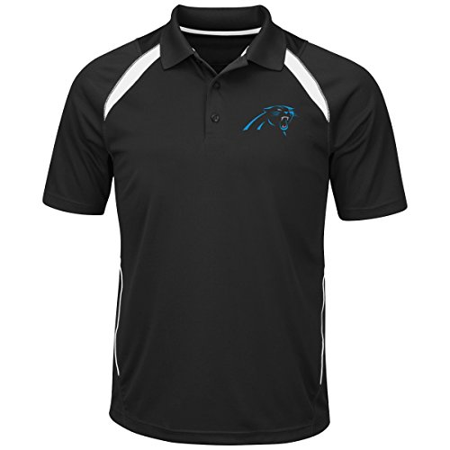 Carolina Panthers Majestic NFL 'Winners' Men's Short Sleeve Polo Shirt Chemise