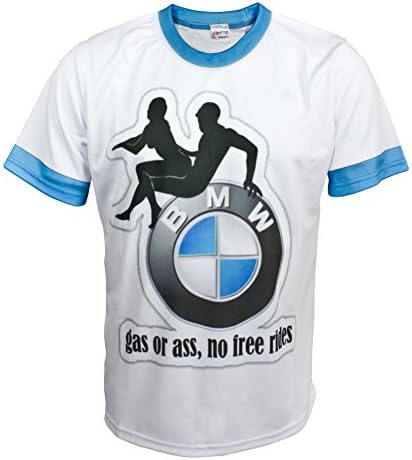 BMW M Power Fun Gift Car DTM Motor Sport White Print Cool T-shirt (S)
