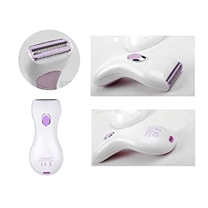 Pritech Electric Shaver Waterproof Rechargeable Shaver Purple - Image 5