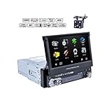  Cámara de visión trasera： Viene con una cámara de visión trasera, cambiará automáticamente a la unidad al revertir el automóvil, más conveniente para conducir; Admite entrada y salida de audio / video, Aux. De panel frontal (3.5 mm) Entrada de audio auxiliar; 