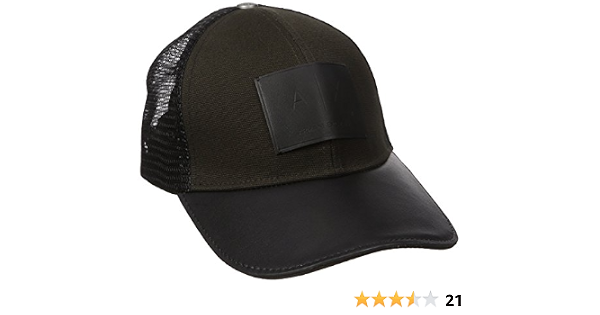 Mens Logo Patch Mesh Trucker Hat Hat 