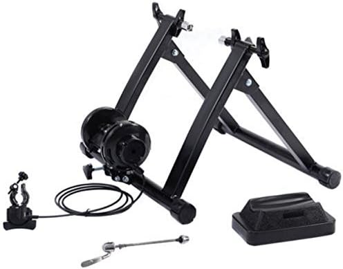 New Indoor Bicycle Trainer Exercise Bike Machine Ride Stand W/ 5 Levels Resistance Stationary by Phumon567