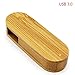 Produktbild HEJIARZH 5 Farbe Maple Wood 360 Grad-Umdrehung USB-Flash-Laufwerk Usb3.0-Laufwerk 4GB 8GB 16GB 16GB Maple USB 3.0 Logo Gravieren Sie karbonisierten Bambus 16GB