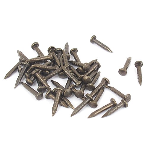 sourcingmap® Halsketten Kasten Dreieck Form Ecken Klammern Winkel Haltewinkel Bronze 20 Stück - 2