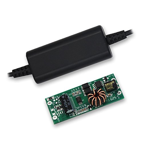 Kuncan Step Up Voltage Converter DC to DC Converter Adapter Black Regulator FROM POWER BANK 6.5 FT am to DC5.5 * 2.1 mm - 4