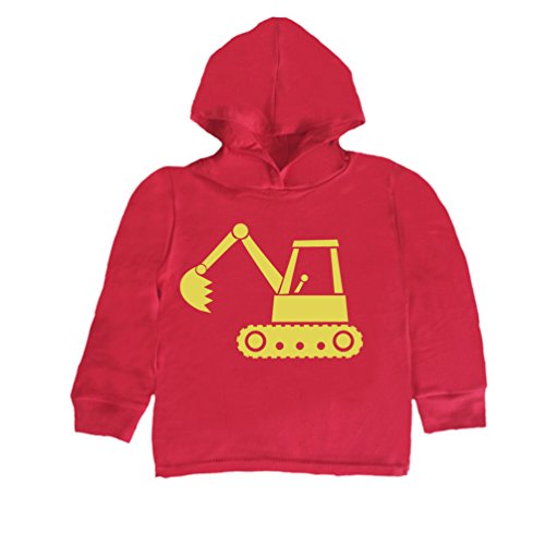 Inda-Bayi Baby-Toddler-Kids Heavy Cotton Hoodie T-shirt - digger