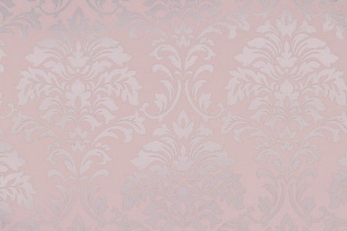 PREMIUM Tapete „Princess“ Rosa Ornament glänzend - 2