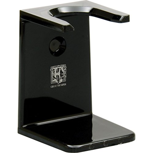Geo F Trumper Black Shaving Brush Drip Stand