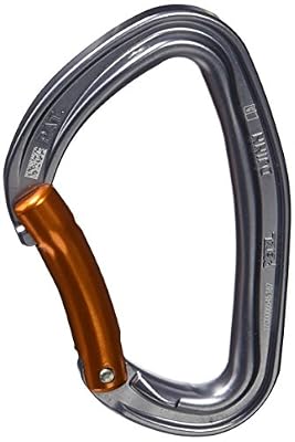 Petzl Djinn Curved Mousqueton Gris