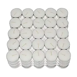 Kala Decorators Paraffin Wax Tea Light, Pack of 50