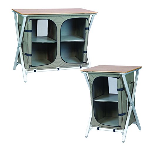 Preisvergleich Produktbild Vango Bamboo Einzelschrank + Vango Bambus Doppelschrank