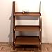 USHA Furniture Bookcase Ladder Shelf & Room Organizer Storage Divider Wood Furniture-Brown RS.2495.00