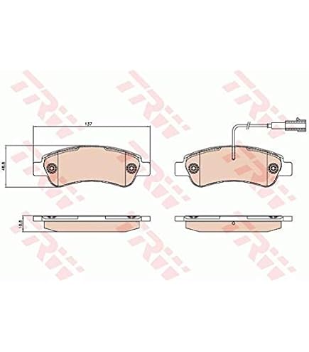 Plaquettes De Frein Arrière Brembo P61091 - Pour Fiat Ducato, Peugeot Boxer