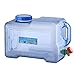 Produktbild Wasserkanister Mit Festmontiertem Ablasshahn/Wasserauslauf, 18L Aufbewahrungsbehälter Für Reines Trinkwasser Mit Deckel Und Wasserhahn BPA-freier Wiederverwendbarer Verdickter Ungiftiger Eimer