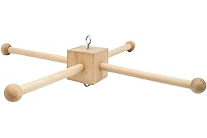 AROYEL Cintre mobile en bois pour berceau de bébé