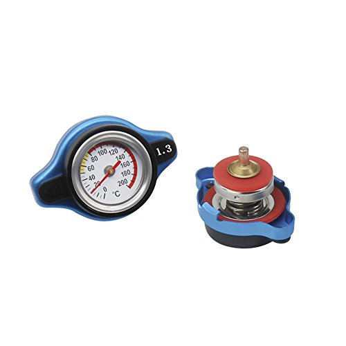 KKmoon Universelle Thermo Thermostatischen Radiator Cap Deckel mit Wassertemperaturanzeige - 5