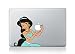 Produktbild Vinyl-Aufkleber mit Motiv "sitzende Jasmin" für MacBook, MacBook Pro und MacBook Air, 33 cm / 13 Zoll