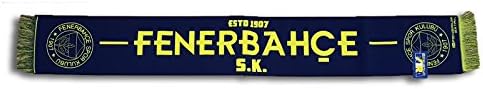 Fenerbahce Istanbul Remote Control 1907 Fan Scarf 'S.K. Kit 150 cm/Fenerbahçe Istanbul Spor Klübü Atki/Original Licensed Product