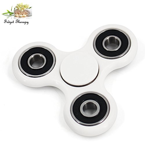 C63 White High Quality Fidget Spinner. Retail Boxed - Decompression Hand Spinner Toy With Premium Hybrid Ball Bearings