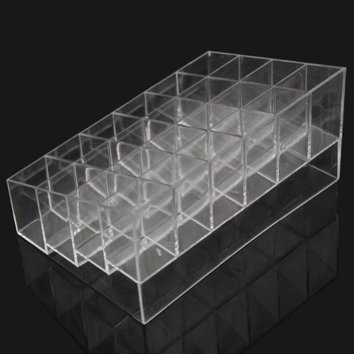 Oxforder 24 Stand Clear Acryl Lippenstift Organizer Make-up Halter Display Ständer - 5