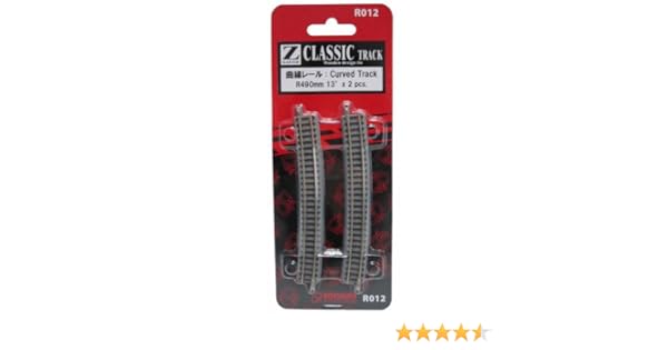 Model Railroads Trains Rokuhan Z Gauge R012 Curve Rail R490mm 13 A Z Scale